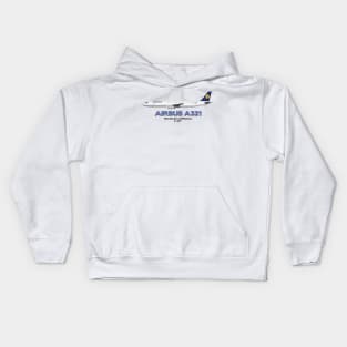 Airbus A321 - Deutsche Lufthansa Kids Hoodie